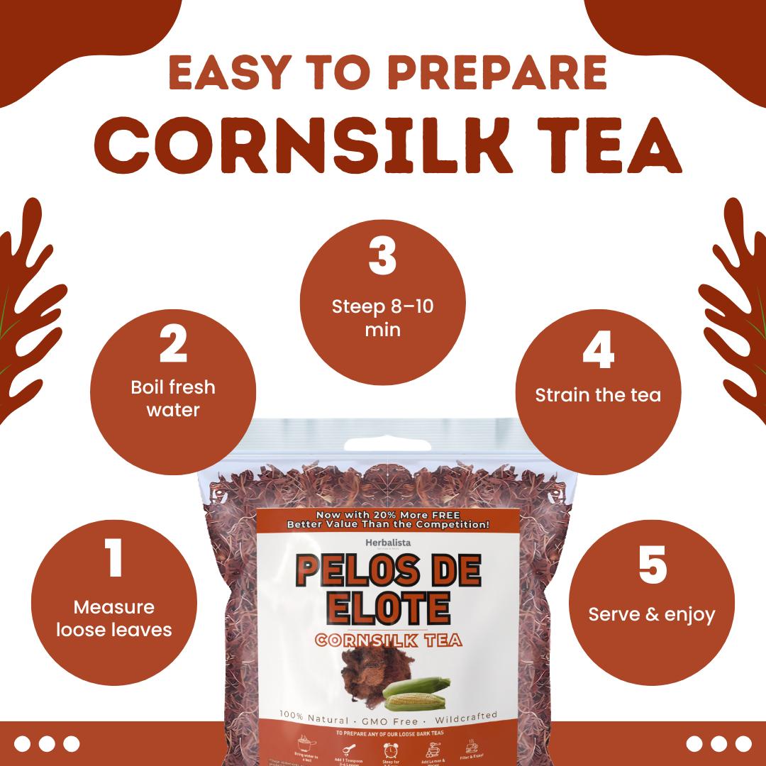 Pelos De Elote Té (Mexican Cornsilk) Herbal Tea - 5 oz