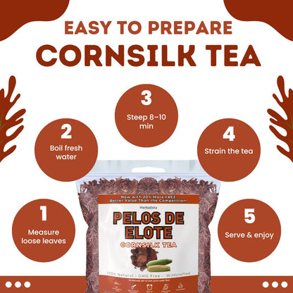 Pelos De Elote Té (Mexican Cornsilk) Herbal Tea - 5 oz