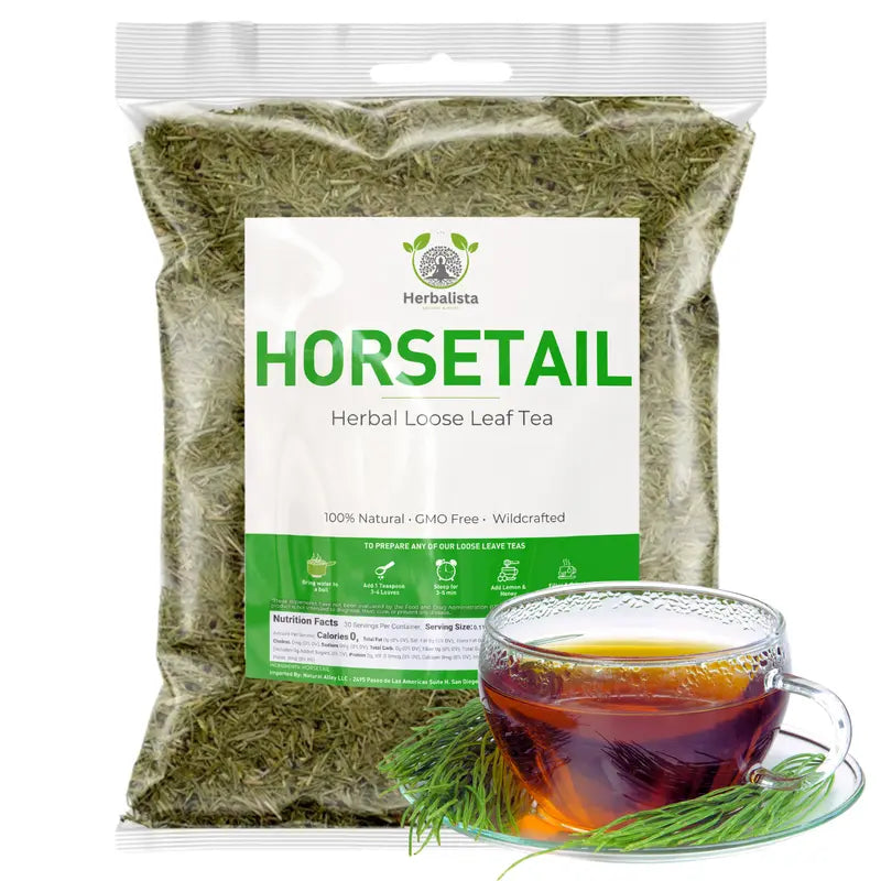Herbalista Horsetail Loose Leaf Herbal Tea 4oz (113g)