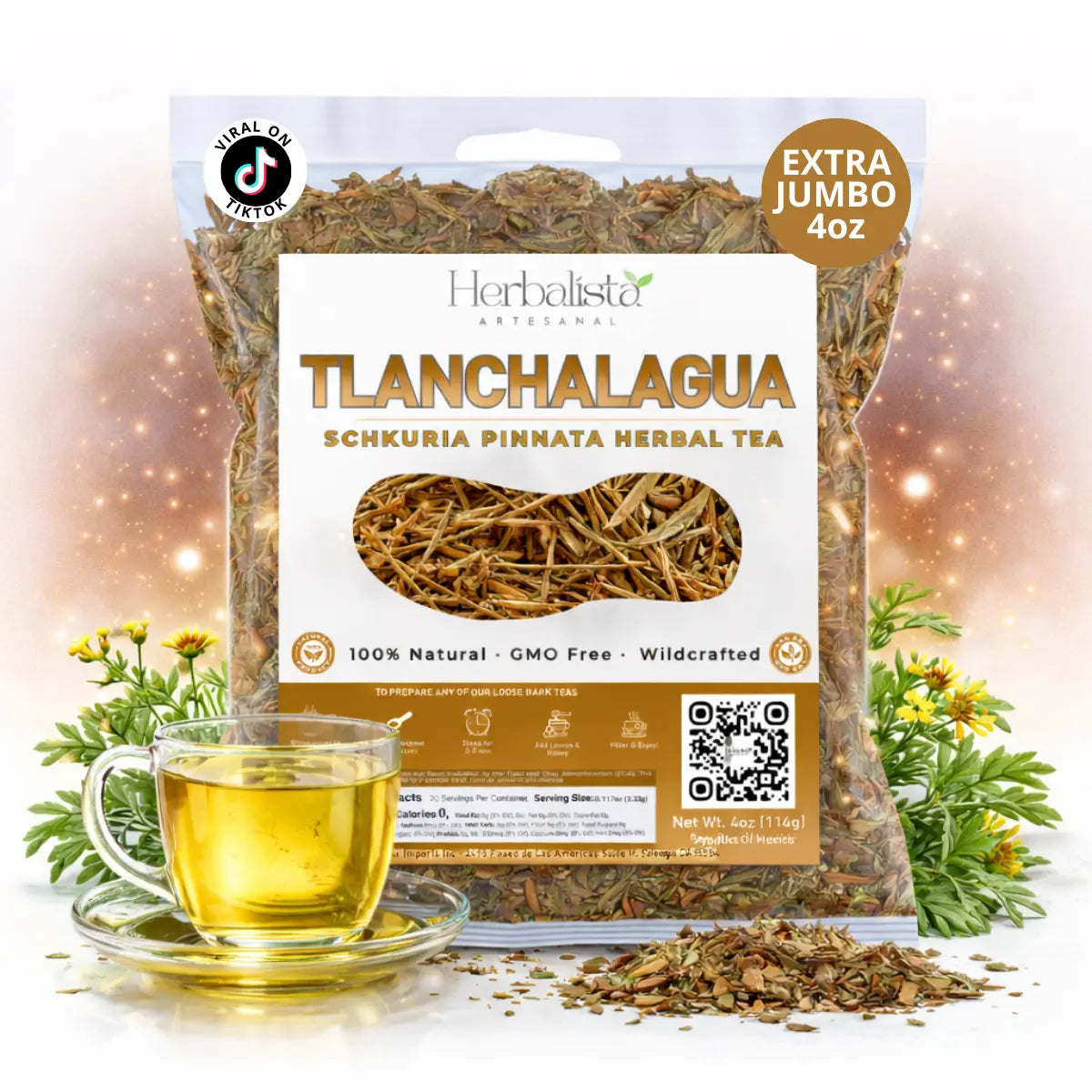 Herbalista Viral Tlanchalagua Herbal Tea 4 oz (113 g)