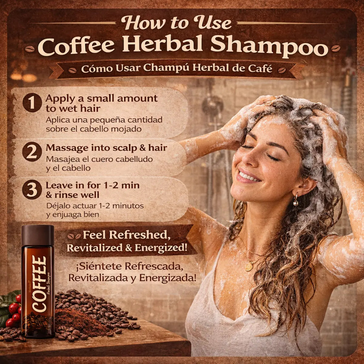 Herbalista Coffee Herbal Shampoo 500ml