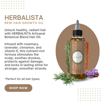 Herbalista Botanical Hair Growth Oil 4oz (120ml)
