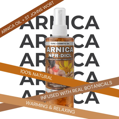 Arnica & St. John's Wort Massage Oil 8 oz (236ML)