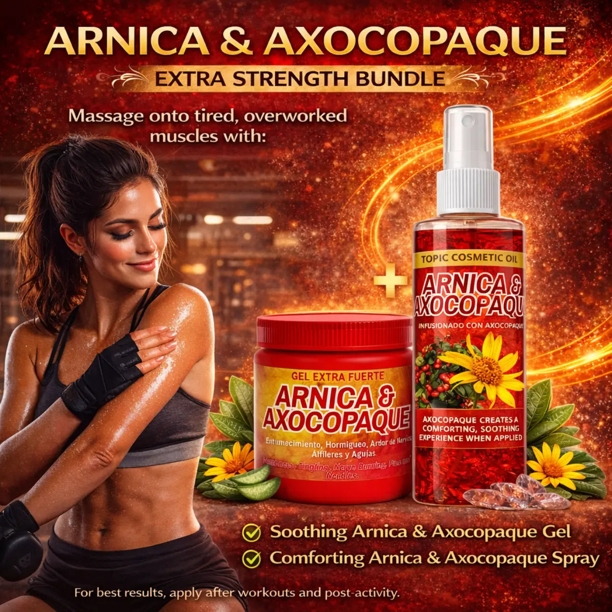 Arnica & Axocopaque Relief Duo Ointment + Massage Oil