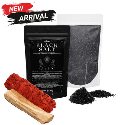 Witchcraft Cleansing 3 Pack Kit Black Salt for Protection  2oz (56g)