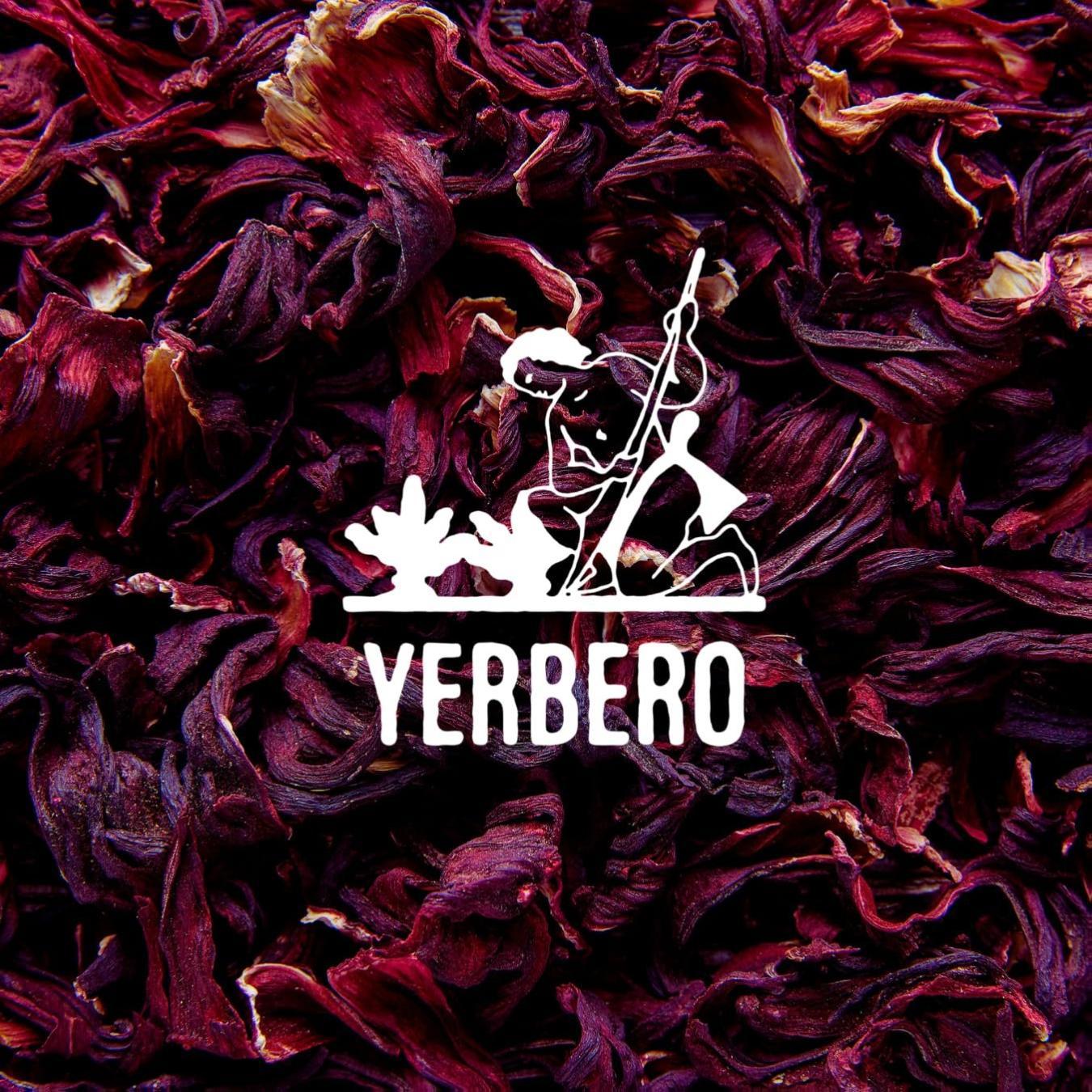 Yerbero - Whole Dried Premium Hibiscus Flowers 4oz (114g) | Hibiscus Tea | Flor De Jamaica Para Aguas Frescas | For Tea Enjoy Hot or Cold | Triple Wash, 100% Natural, From Mexico.