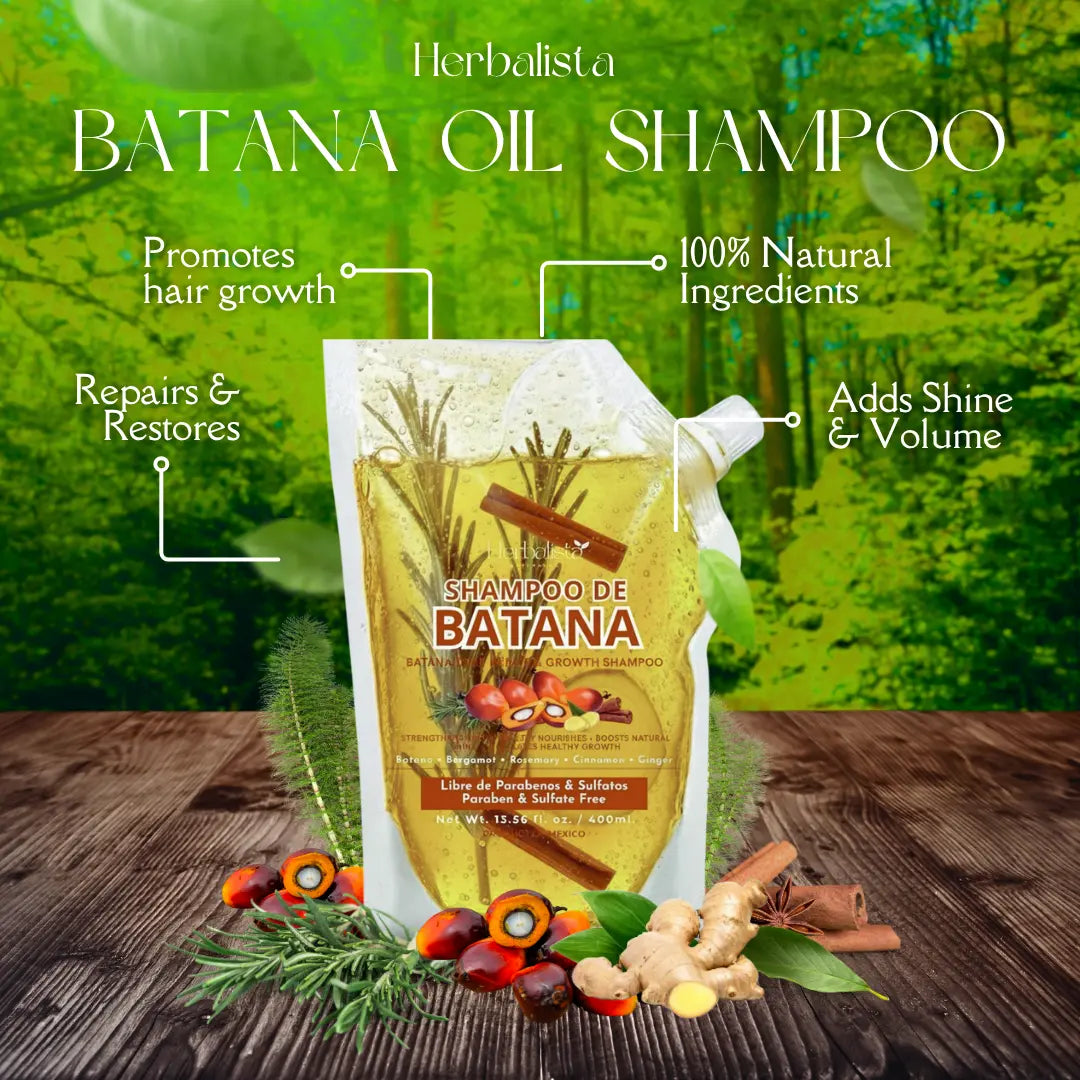 Herbalista Batana Oil Herbal Shampoo 400ml (13.5 fl oz)