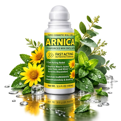 Arnica Gel Roll On Massage Balm 100ml