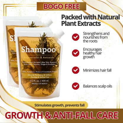 [Buy 1 Get 1 Free] Herbalista Herbal Shampoo 400ml (15.2 fl oz)